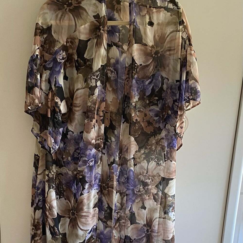 Easel Sheer Floral Kimono GYPSY BOHO